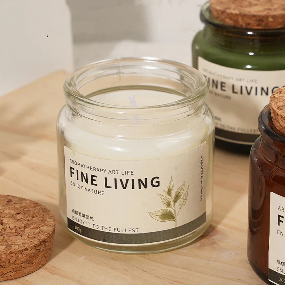 Aromatherapy Candle Cotton Core Soybean Wax