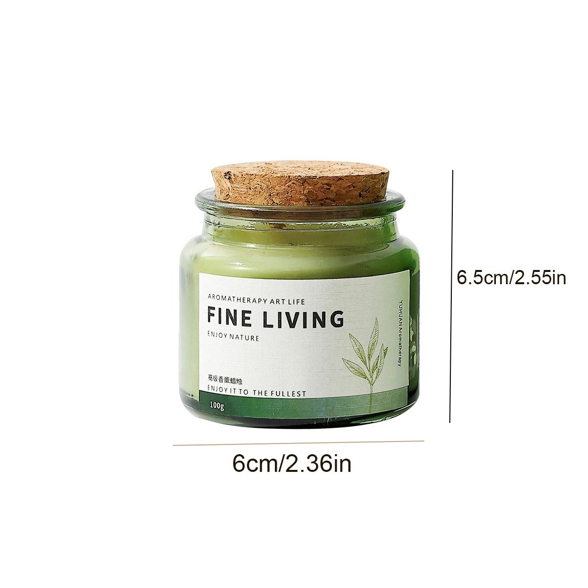 Aromatherapy Candle Cotton Core Soybean Wax