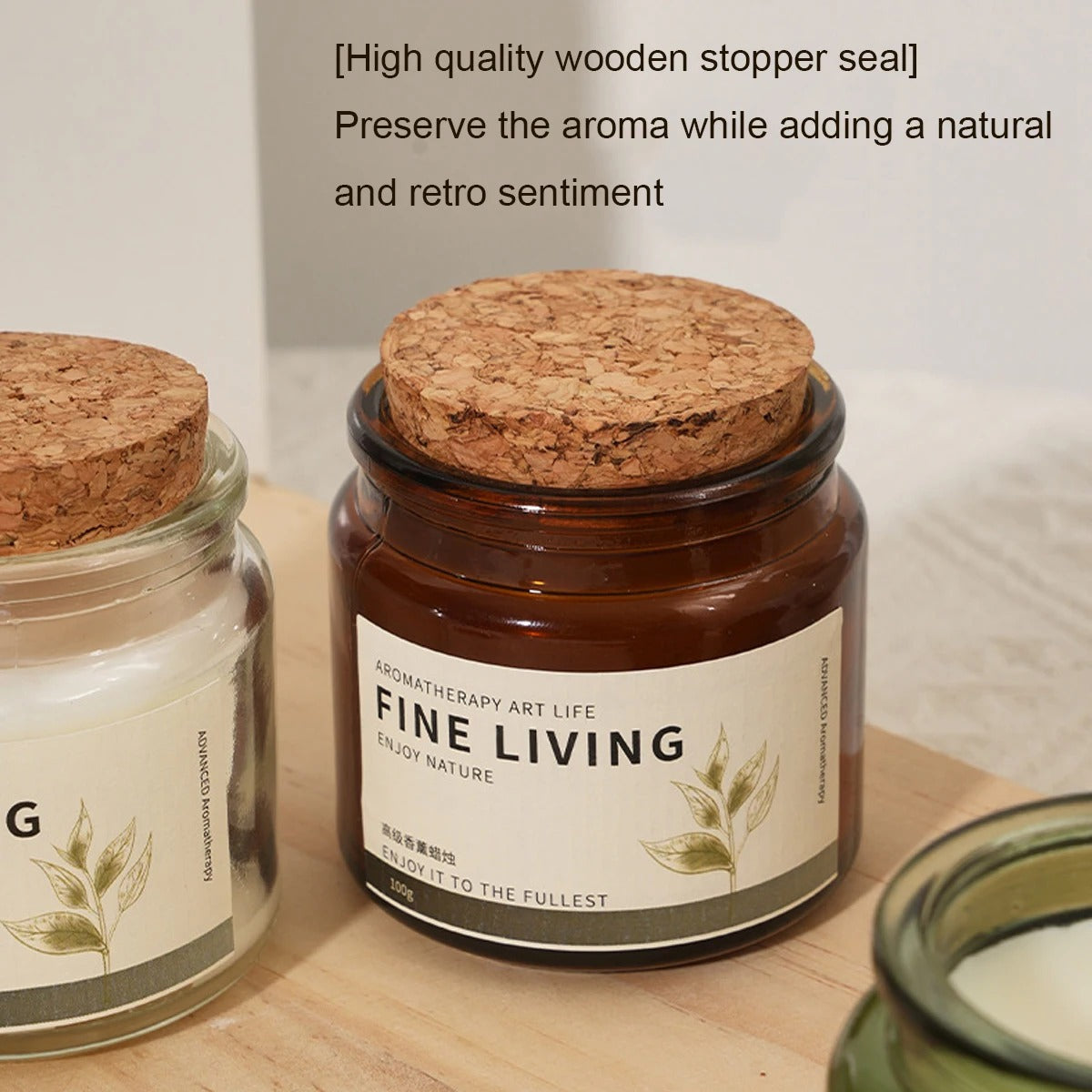 Aromatherapy Candle Cotton Core Soybean Wax