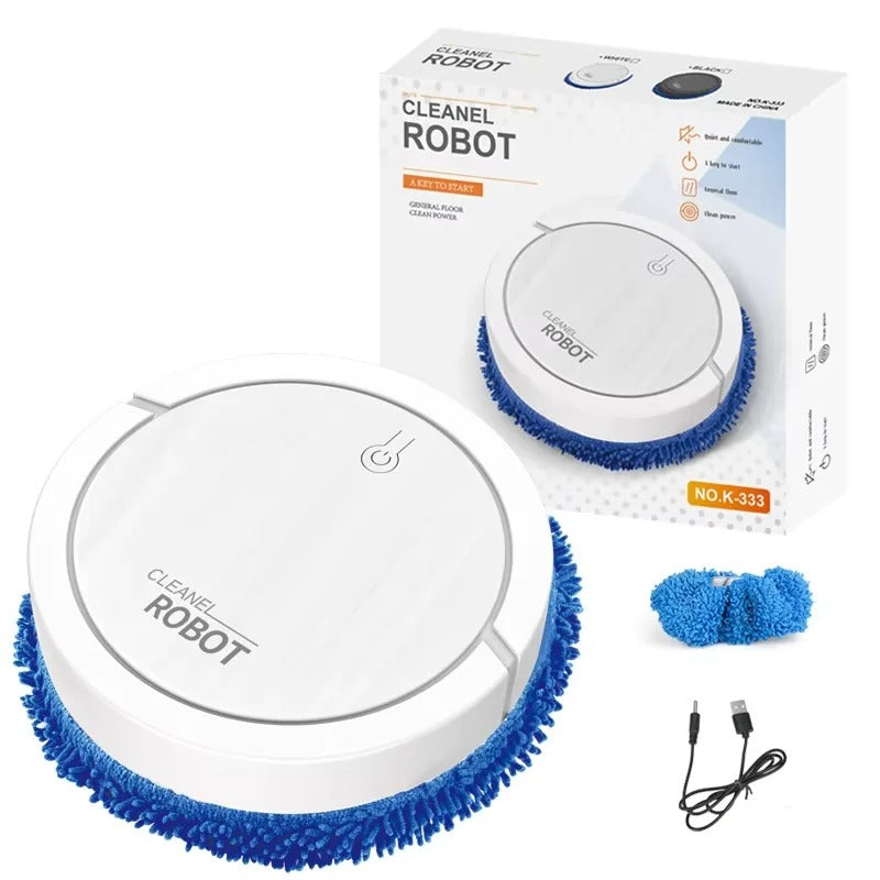 Robotic Smart Sweeping & Mop Vacuum Cleaner Dry and Wet Mopping
